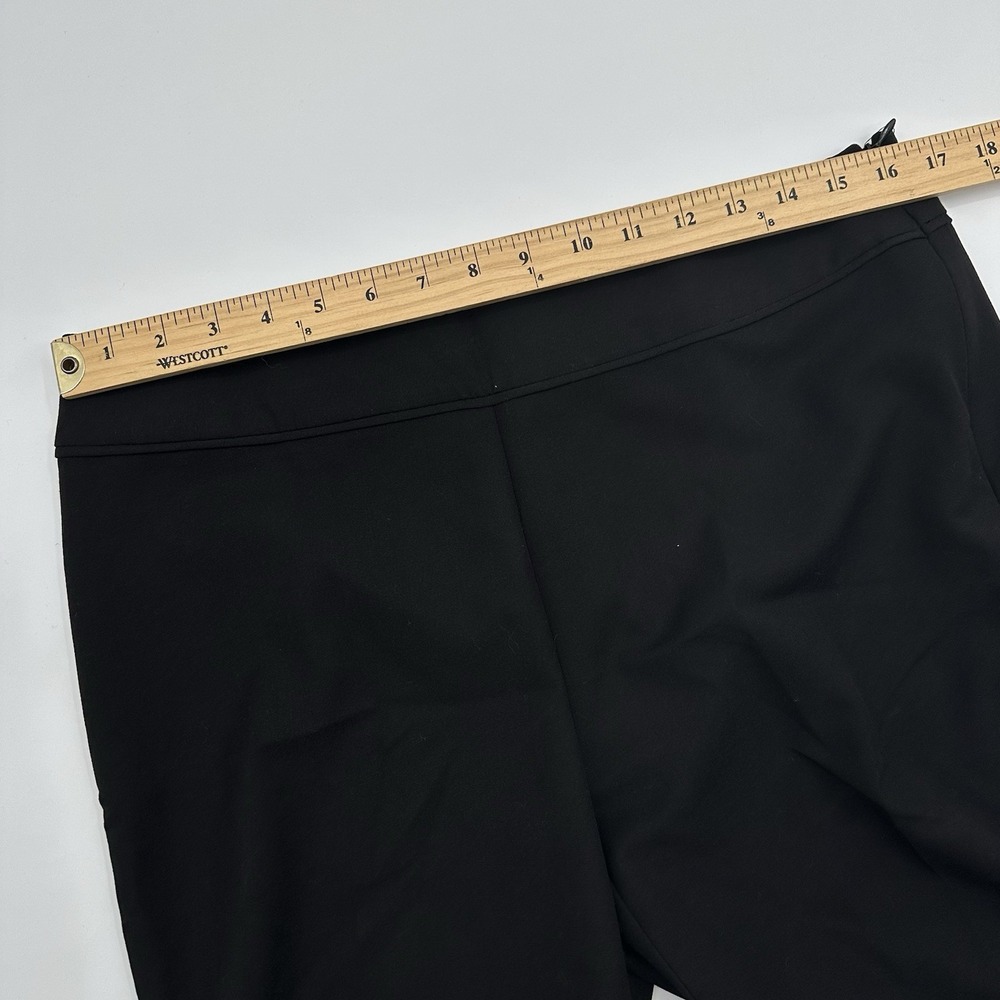 Liz Claiborne Career Classic Straight Leg Slimming‎ Black Pants Women's 10 NWT - Picture 7 of 13